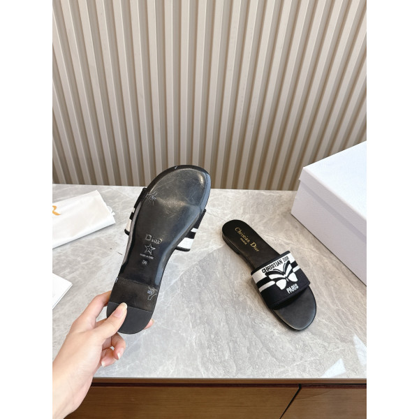 Christian Dior, Women's Slipper, Black