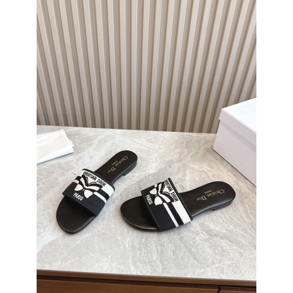 Christian Dior, Women's Slipper, Black