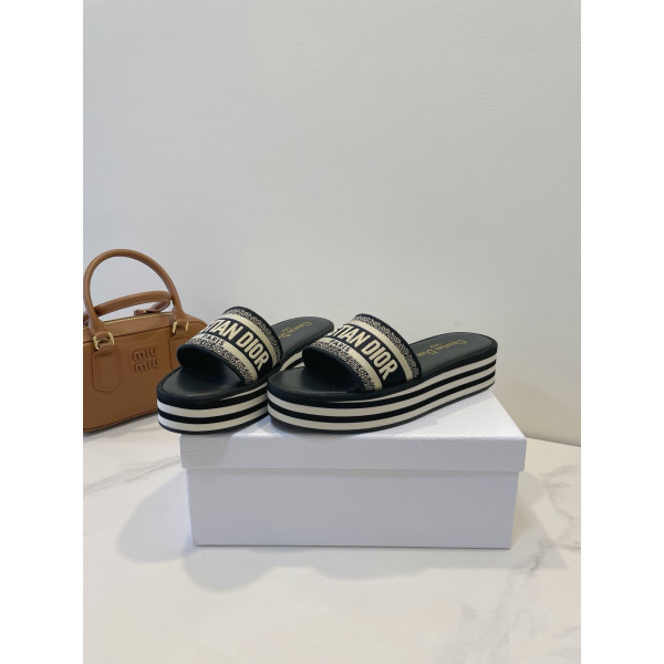 Christian Dior, Women's Slipper, Black