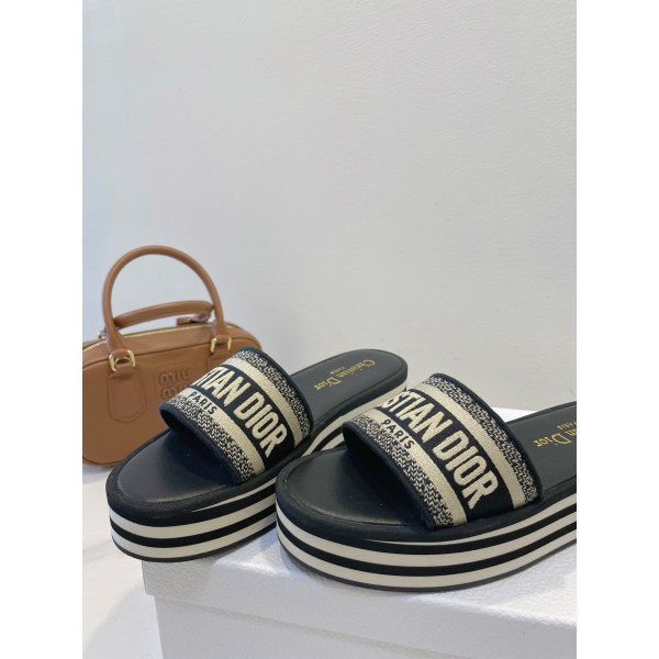 Christian Dior, Women's Slipper, Black