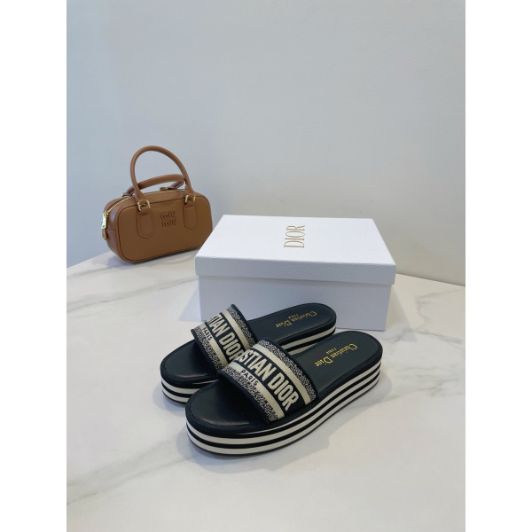 Christian Dior, Women's Slipper, Black