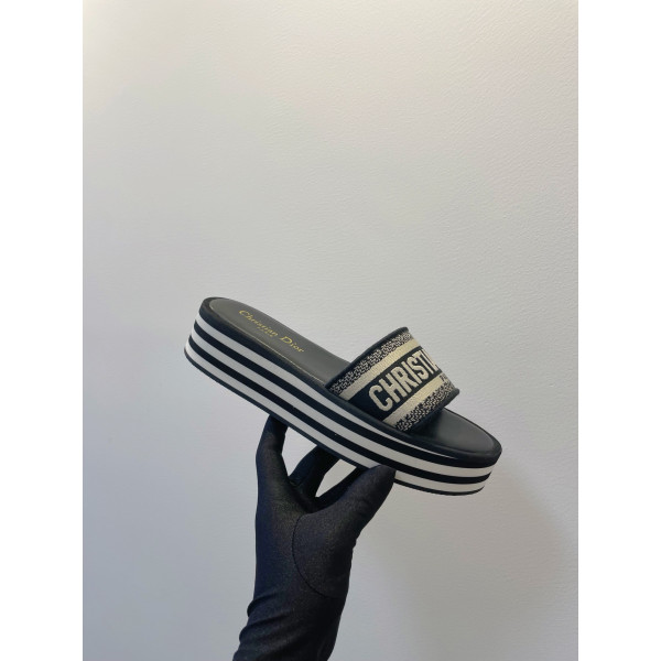 Christian Dior, Women's Slipper, Black