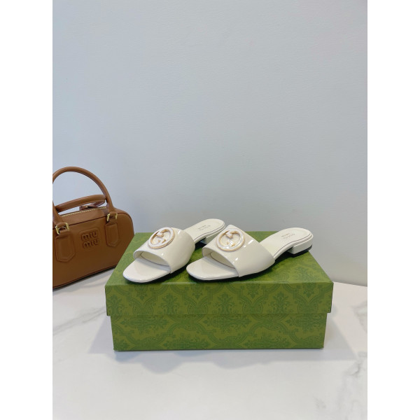 Gucci, Women's Slipper, White