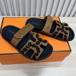 Hermes, Chypre, Women's Sandal, Brown