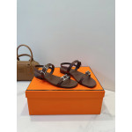 Hermes, Women's Sandal, Brown