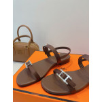 Hermes, Women's Sandal, Brown