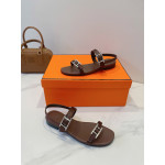 Hermes, Women's Sandal, Brown