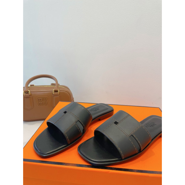 Hermes, Women's Slipper, Black
