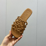 Loewe, Women's Slipper, Brown