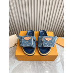 Louis Vuitton, Women's Slipper, Blue
