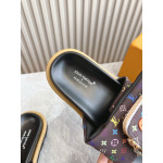 Louis Vuitton, Women's Slipper, Brown