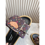 Louis Vuitton, Women's Slipper, Brown