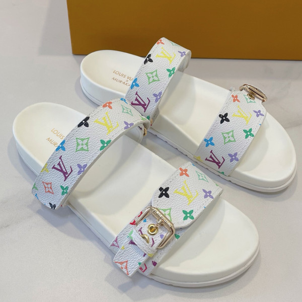 Louis Vuitton, Women's Slipper, White