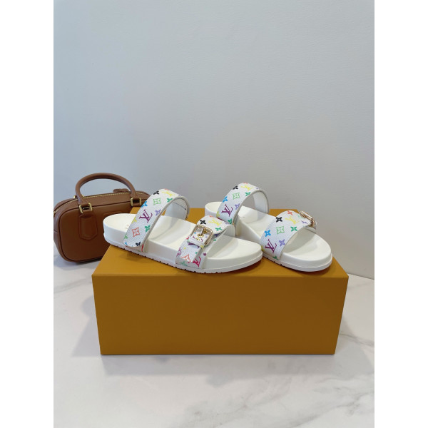 Louis Vuitton, Women's Slipper, White