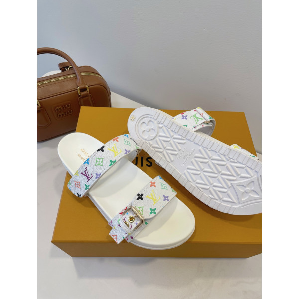 Louis Vuitton, Women's Slipper, White