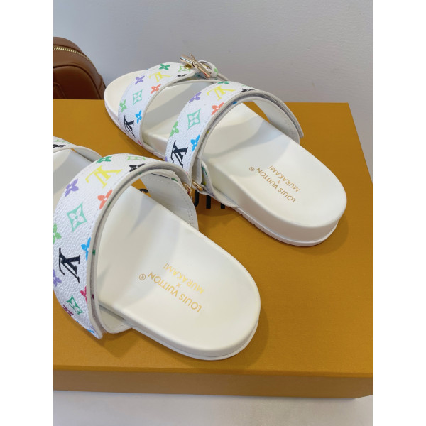 Louis Vuitton, Women's Slipper, White