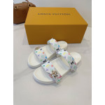 Louis Vuitton, Women's Slipper, White