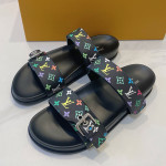 Louis Vuitton, Women's Slipper, Black