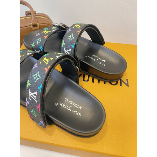 Louis Vuitton, Women's Slipper, Black