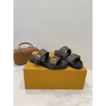 Louis Vuitton, Women's Slipper, Brown