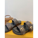 Louis Vuitton, Women's Slipper, Brown
