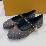 Louis Vuitton, Women's Ballerina, Brown