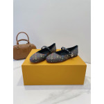 Louis Vuitton, Women's Ballerina, Brown