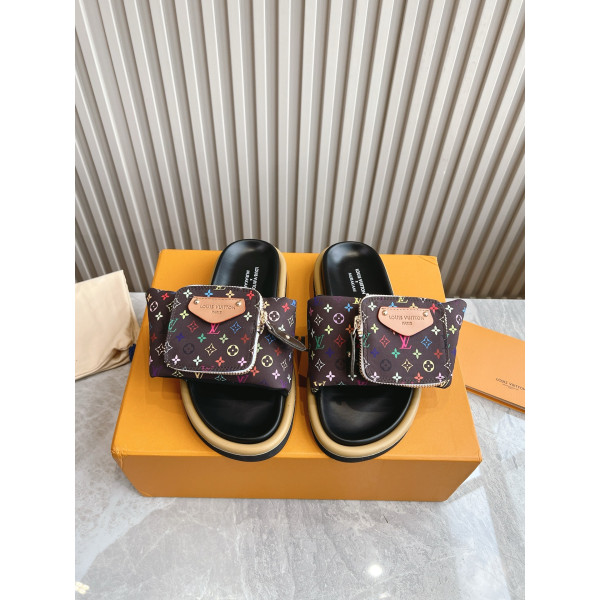 Louis Vuitton, Men's Slipper, Brown