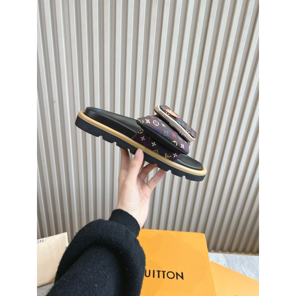 Louis Vuitton, Men's Slipper, Brown
