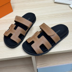 Hermes, Chypre, Men's Sandal, Brown