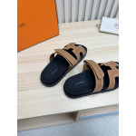 Hermes, Chypre, Men's Sandal, Brown