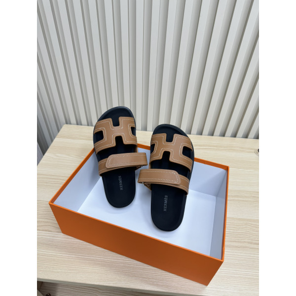 Hermes, Chypre, Men's Sandal, Brown