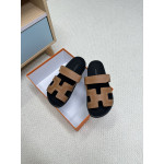 Hermes, Chypre, Men's Sandal, Brown