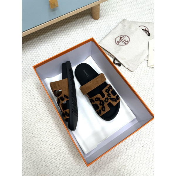 Hermes, Chypre, Men's Sandal, Brown