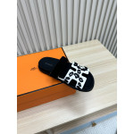 Hermes, Chypre, Men's Sandal, Black