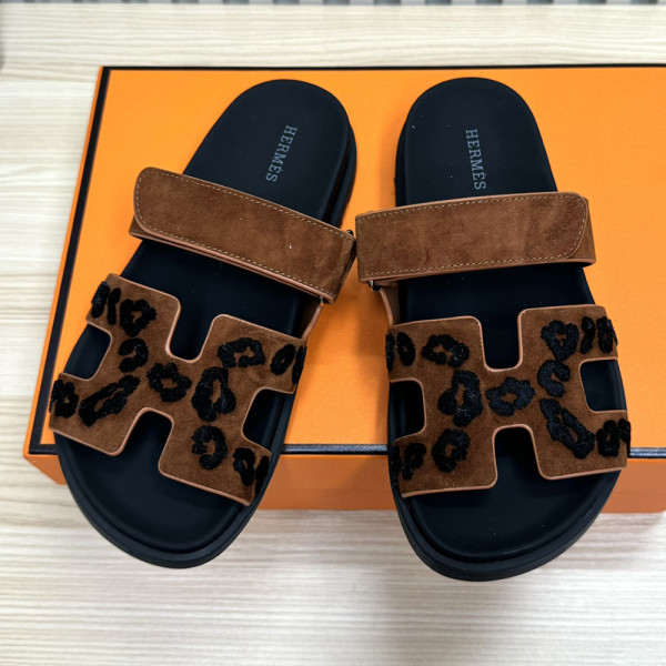 Hermes, Chypre, Men's Sandal, Brown