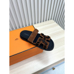 Hermes, Chypre, Men's Sandal, Brown