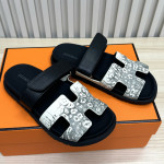 Hermes, Chypre, Men's Sandal, Grey