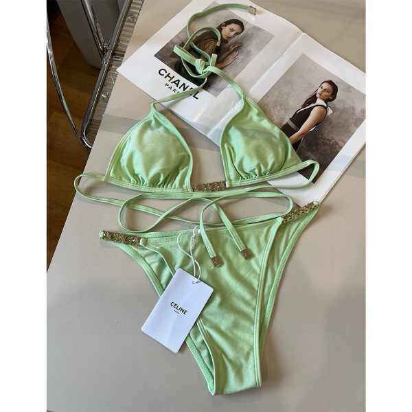 Celine, Women's Bikini, Green