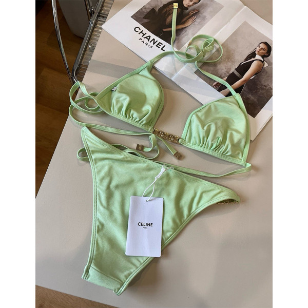 Celine, Women's Bikini, Green