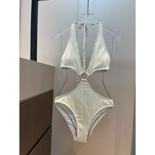 Celine, Women's Swimsuit, White