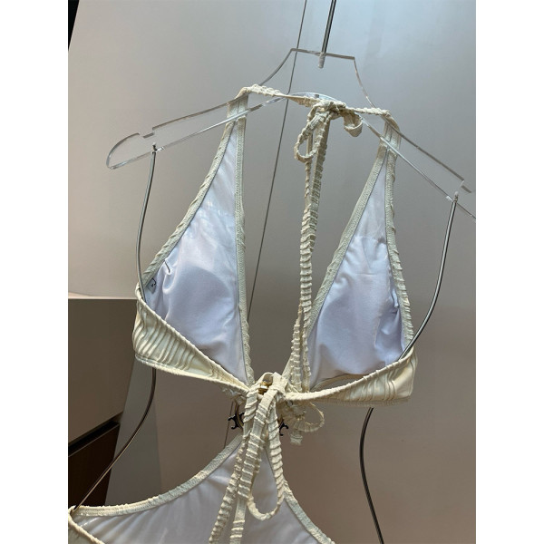 Celine, Women's Swimsuit, White