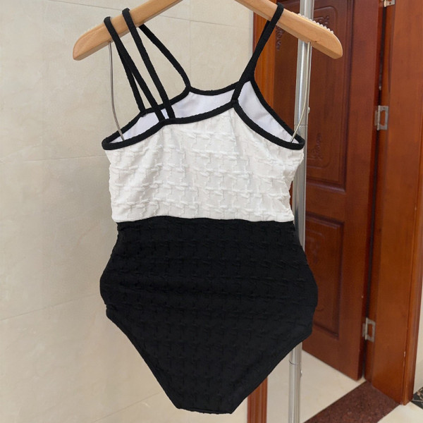 Chanel, Women's Swimsuit, Black