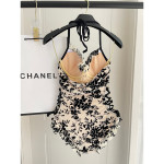 Chanel, Women's Swimsuit, Beige