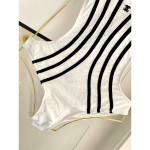 Chanel, Women's Swimsuit, White