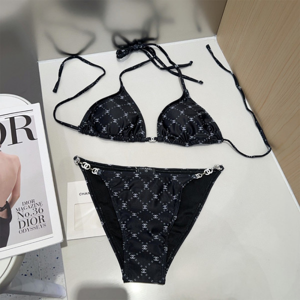 Chanel, Women's Bikini, Black