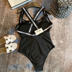 Chanel, Women's Swimsuit, Black