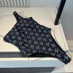 Chanel, Women's Swimsuit, Black