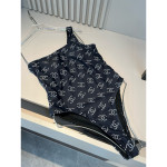 Chanel, Women's Swimsuit, Black