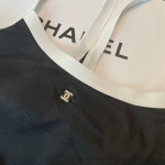 Chanel, Women's Swimsuit, Black